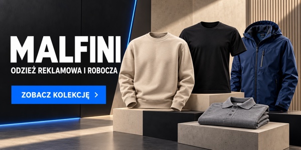 Katalog Malfini z odzieżą reklamową i roboczą