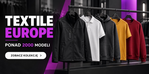 Katalog Textile Europe z odzieżą reklamową i roboczą