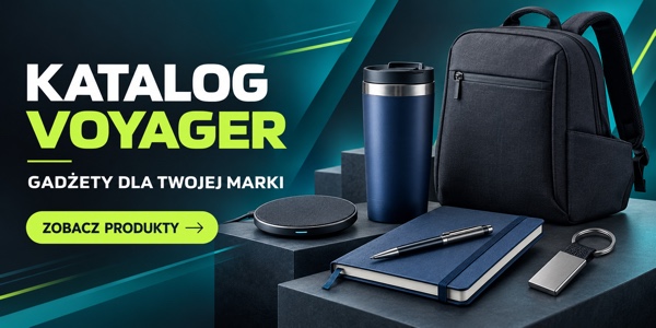 Katalog Voyager z gadżetami reklamowymi