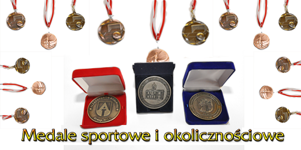 Medale sportowe i okolicznościowe
